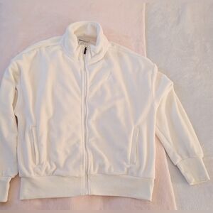 White Super Soft Zip Up